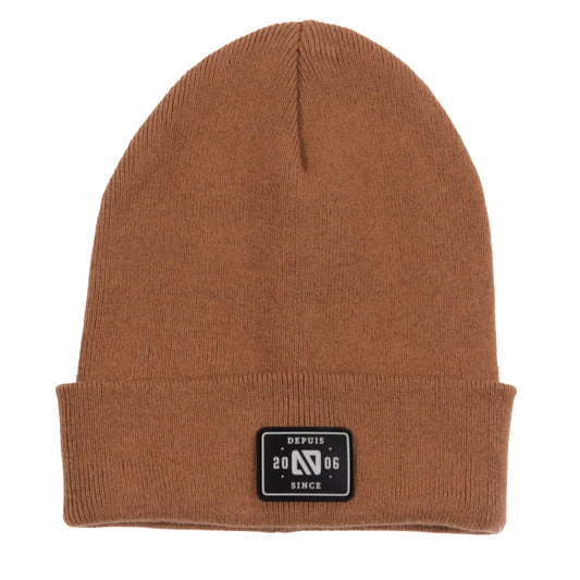 Tuque en tricot  Unisexe Brun