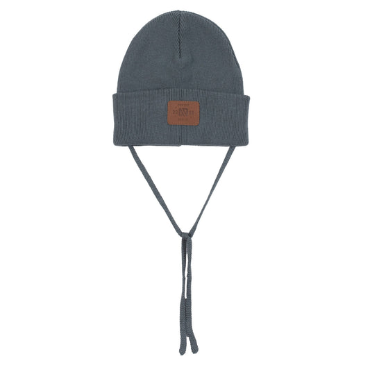 Tuque en tricot avec cordons bébé Unisexe Vert
