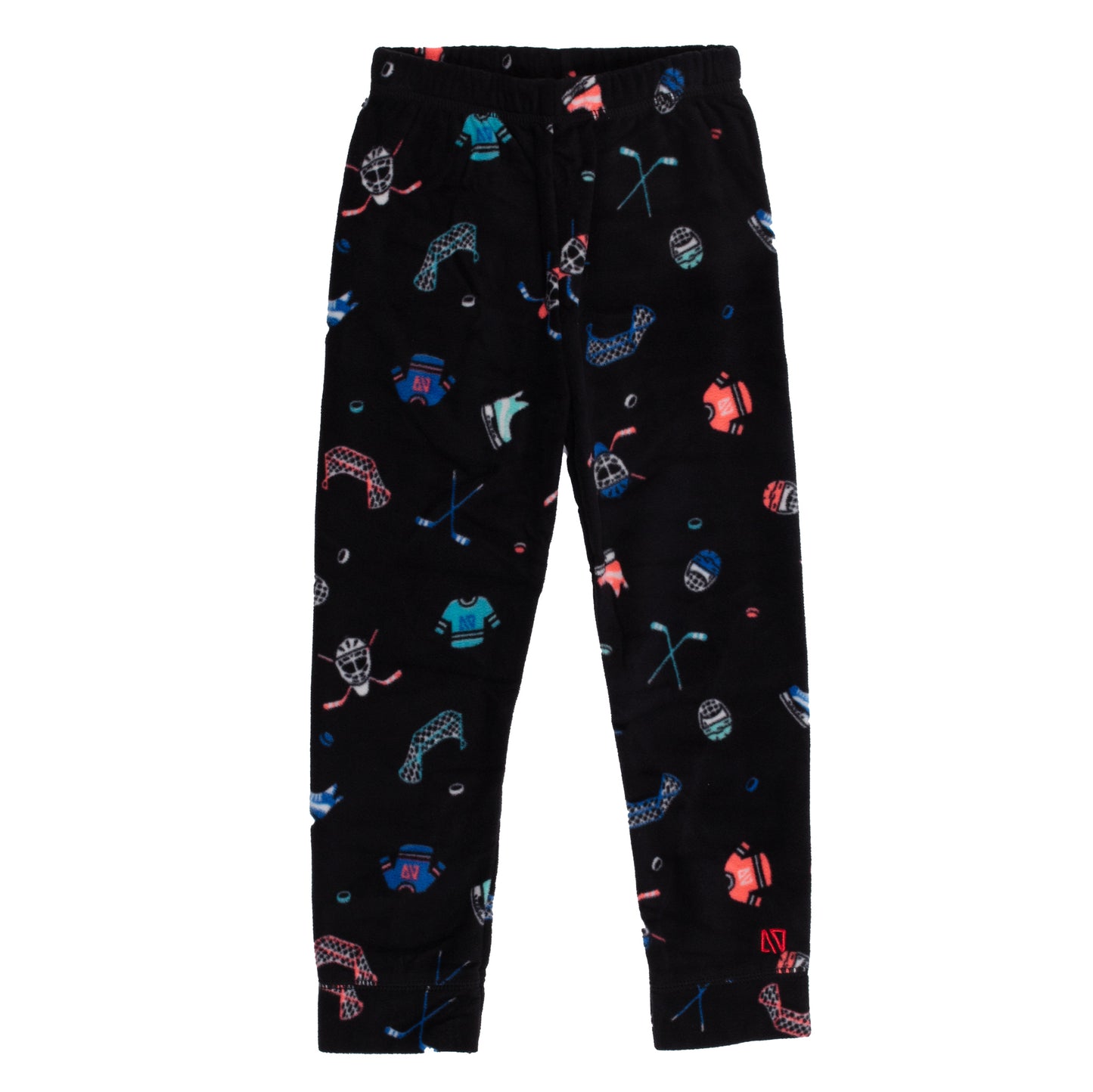 Boys' Two-Piece Microfleece Base Layer Black