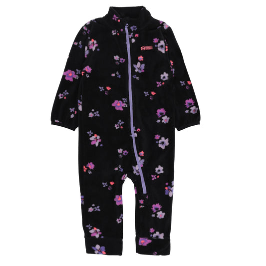Couche de base une pièce en micropolaire bébé Bébé Fille Noir