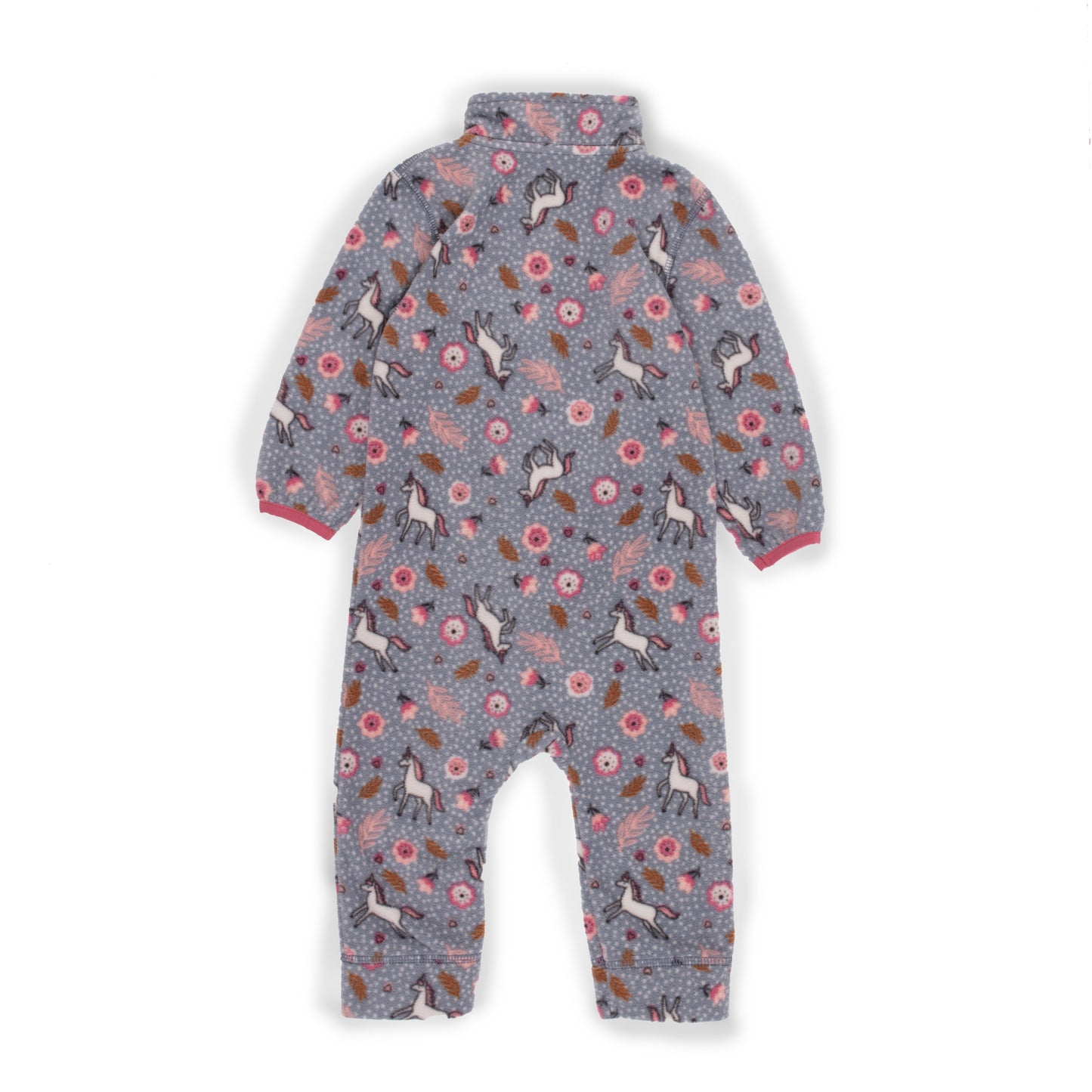 Couche de base une pièce en micropolaire  Filles Gris