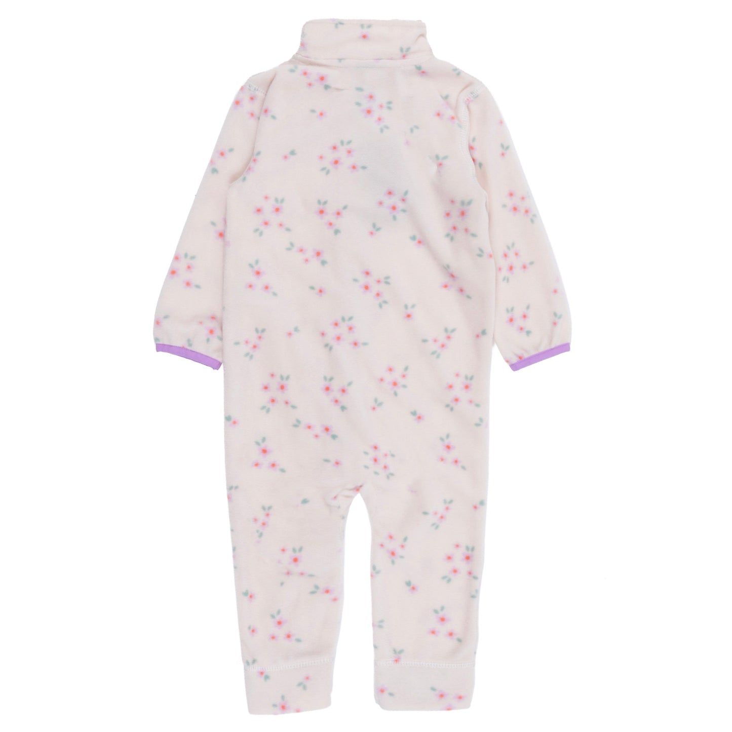 Couche de base une pièce en micropolaire bébé Bébé Fille Ivoire