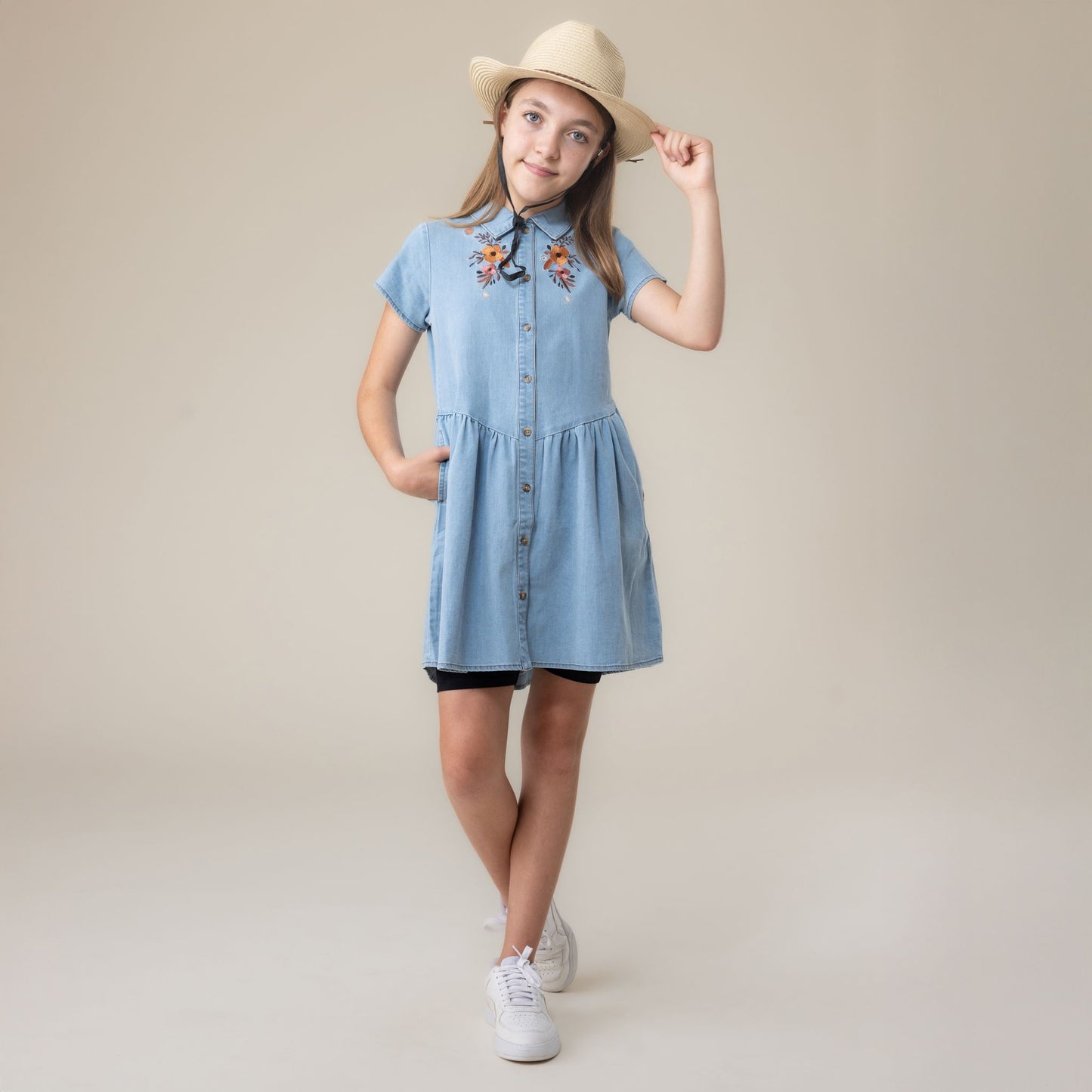 Beige Cowboy Hat for Girls