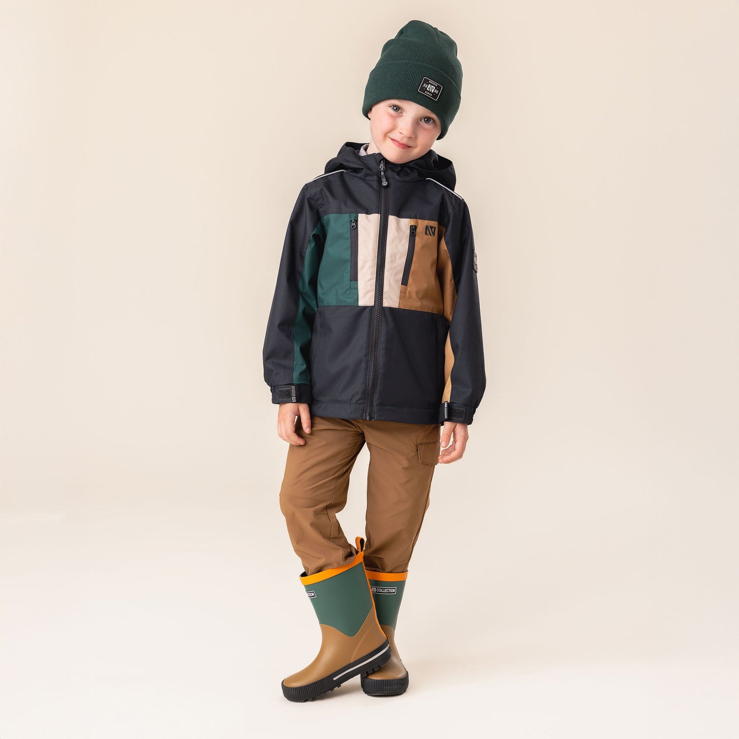 Tuque en tricot  Unisexe Forêt