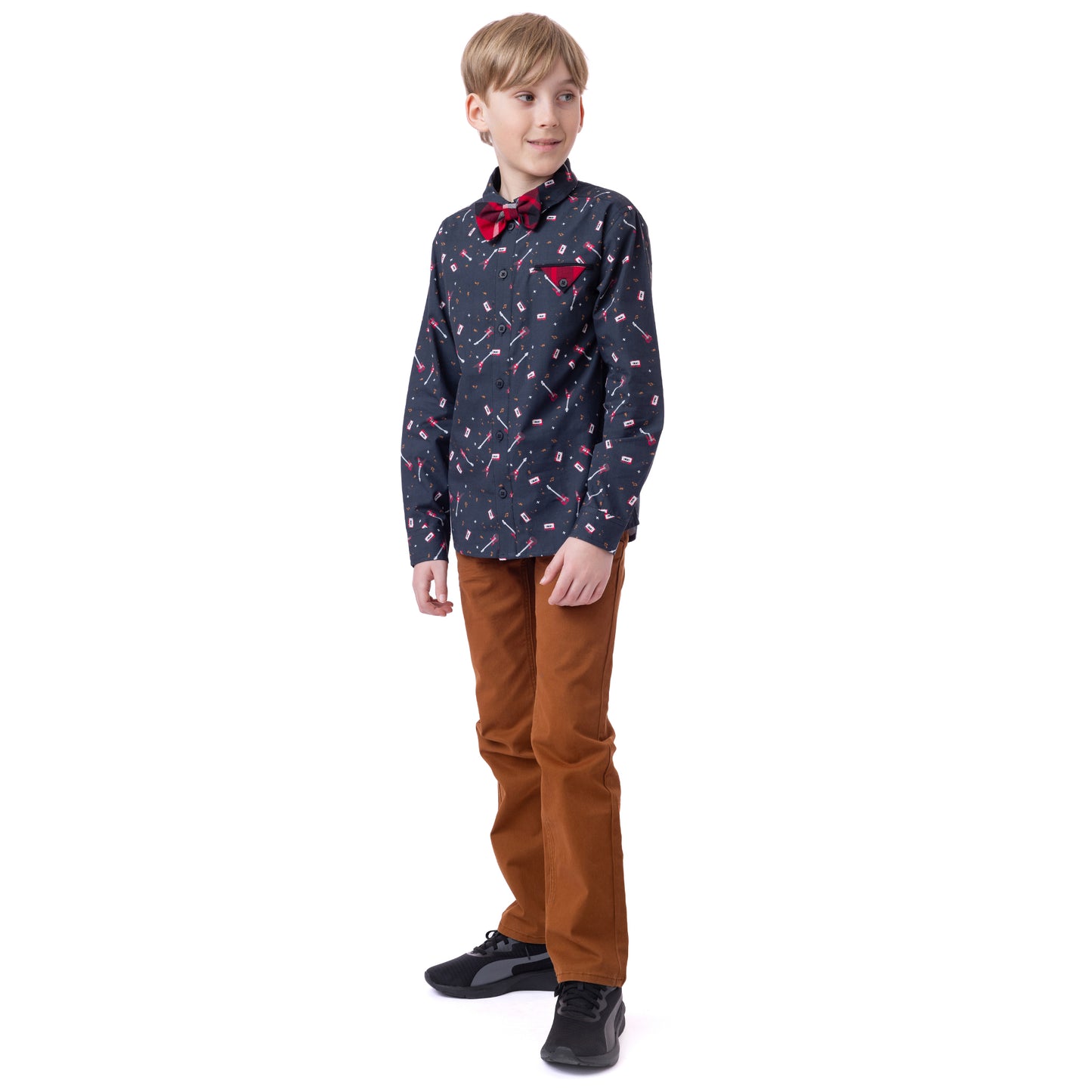 Pantalon  Garçons Brun