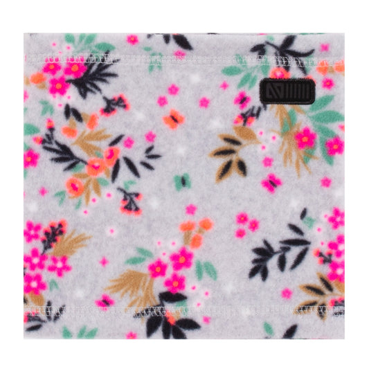 Cache-Cou en micropolaire  Filles Gris chiné