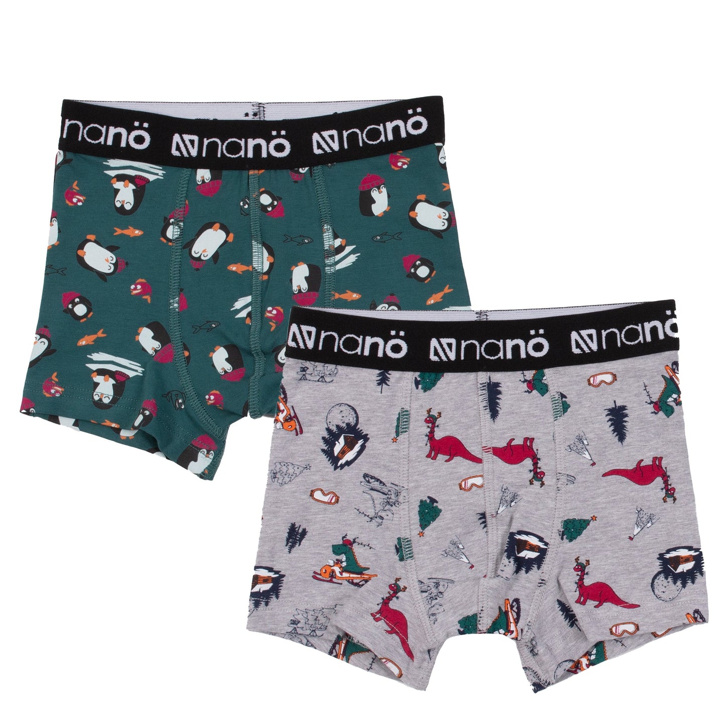 Boxers, paquet de 2  Garçons Gris chiné
