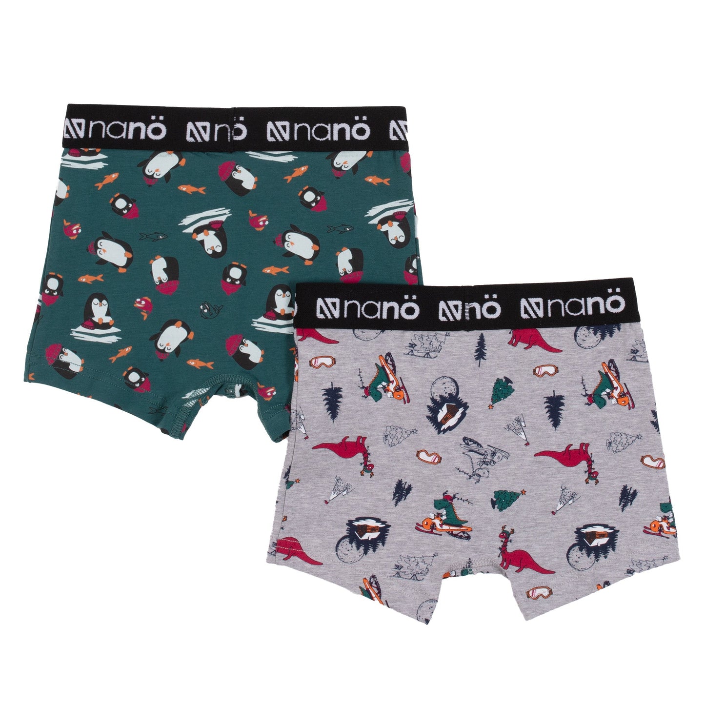 Boxers, paquet de 2  Garçons Gris chiné