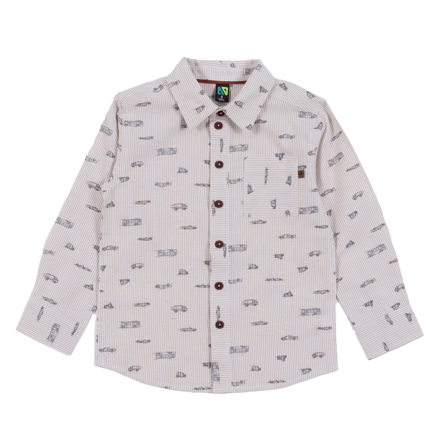 Chemise  Garçons Beige