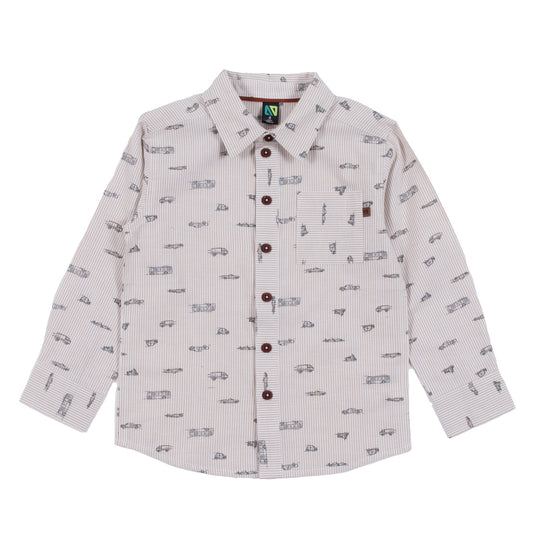 Chemise  Garçons Beige
