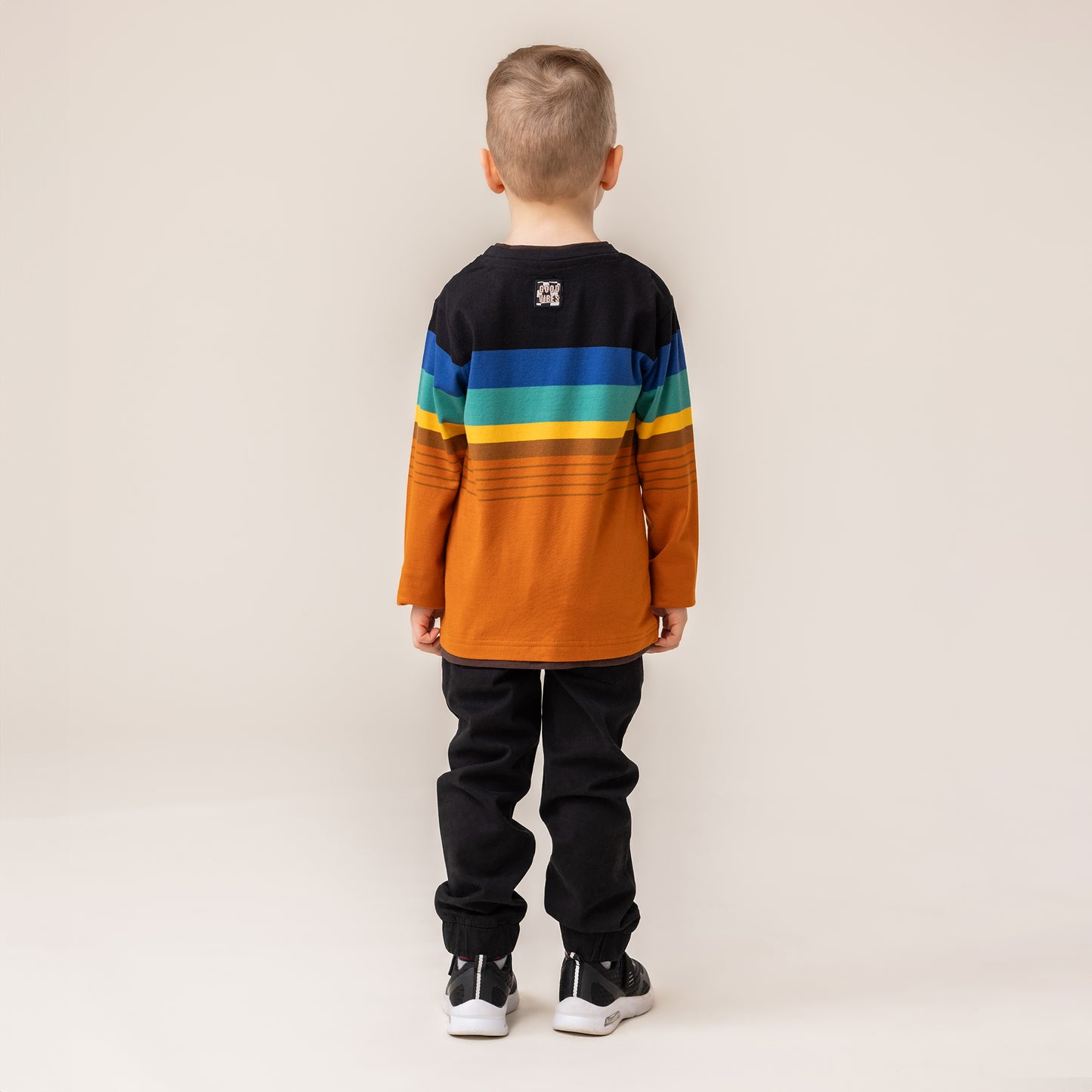Boys' Black Long Sleeve T-Shirt