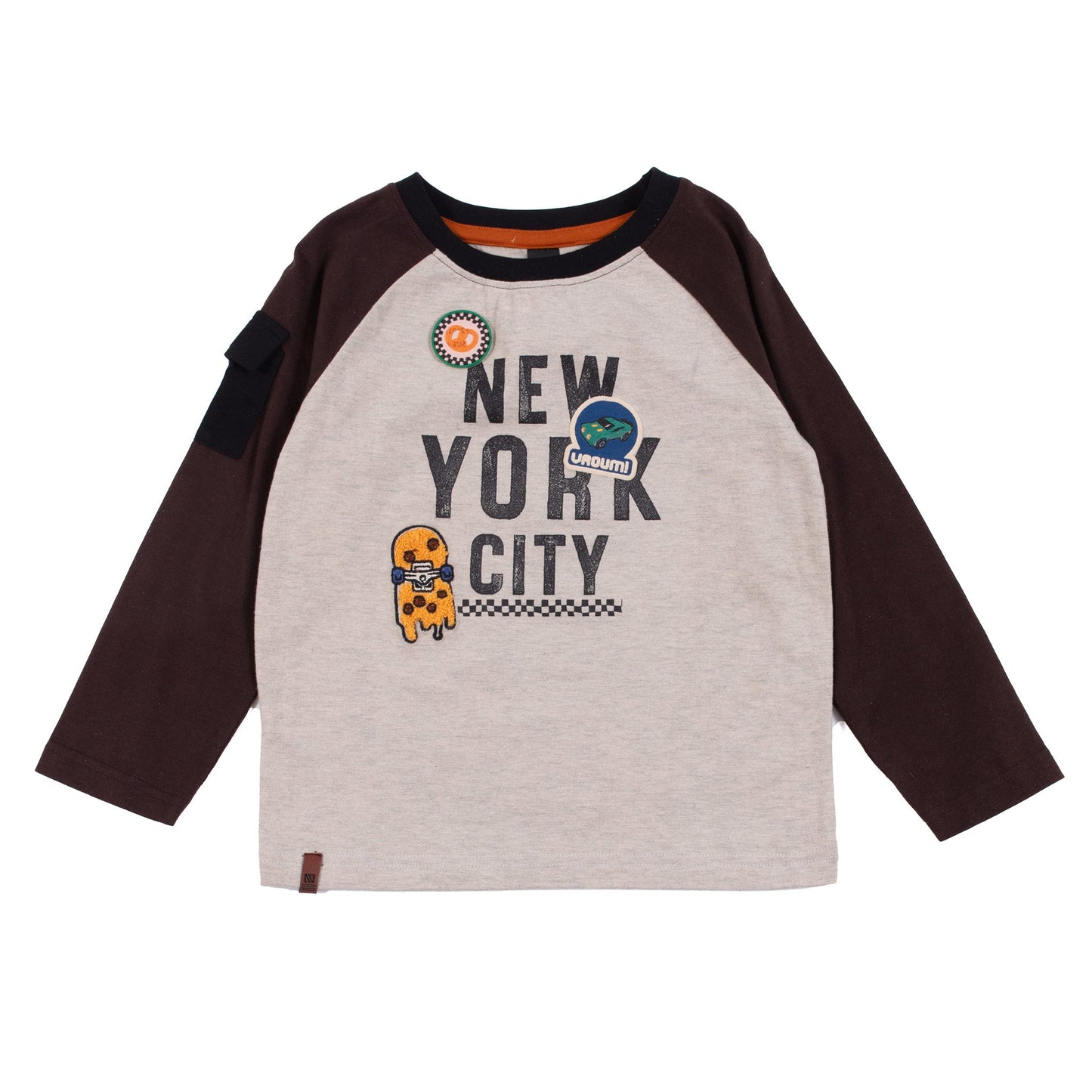 T-shirt manches longues  Garçons Beige