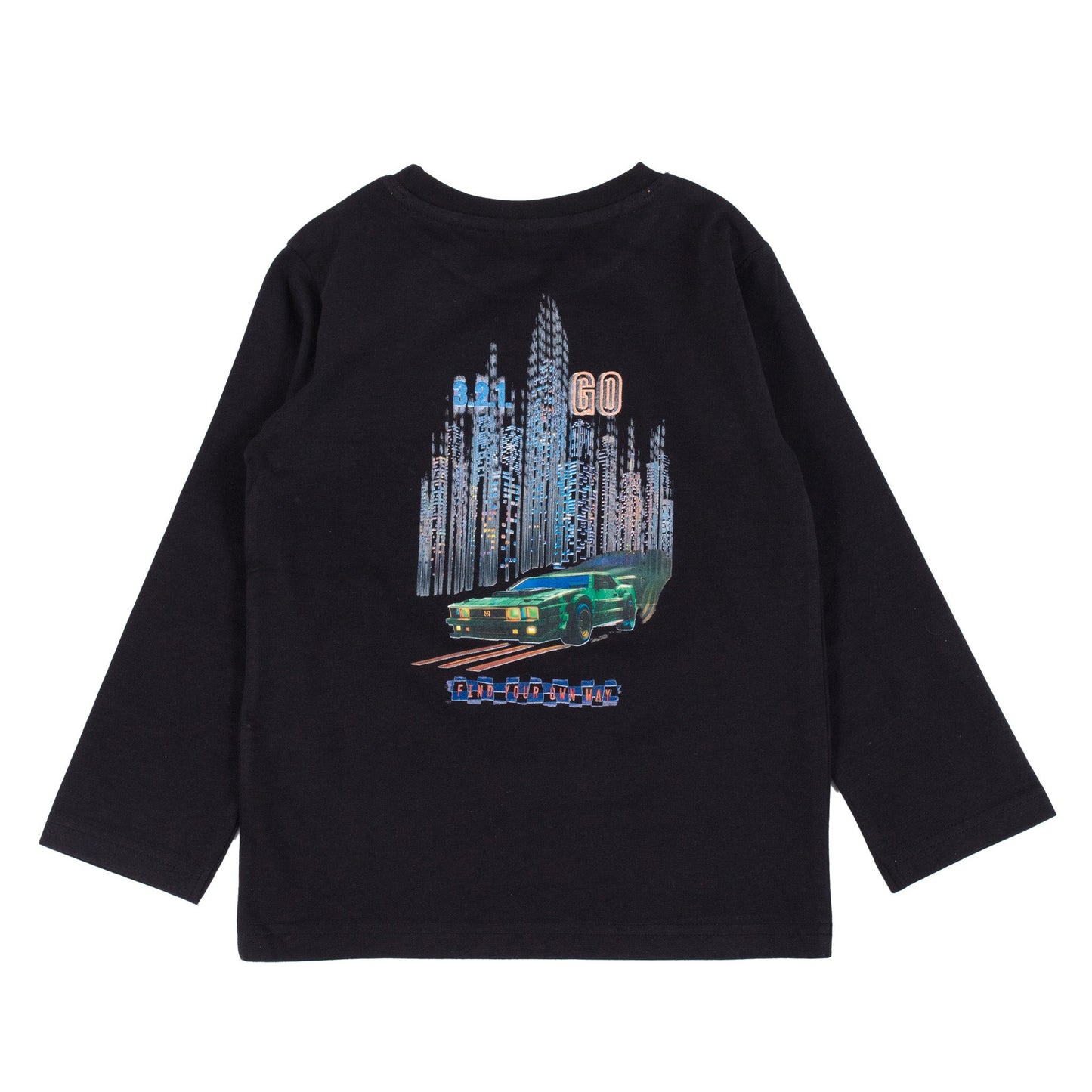 Boys' Black Long Sleeve T-Shirt