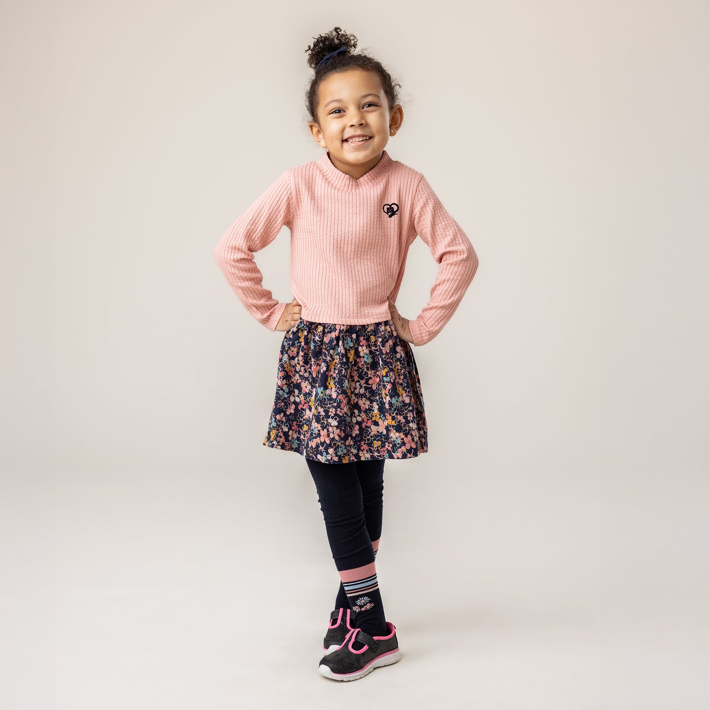 Collant  Filles Marine