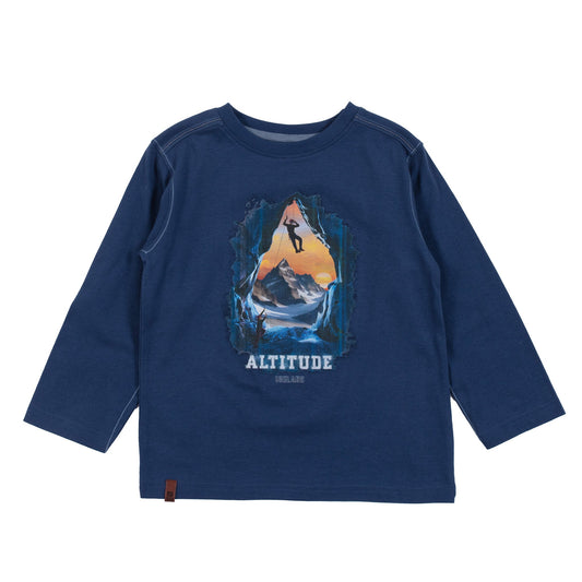 Boys' Navy Long Sleeve T-Shirt