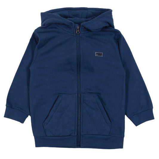 Boys' Navy Hooded Jacket