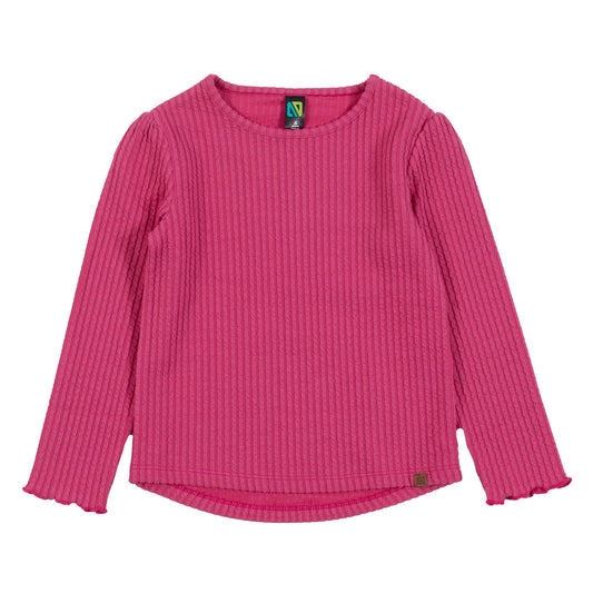 Girls' Pink Long Sleeve T-Shirt