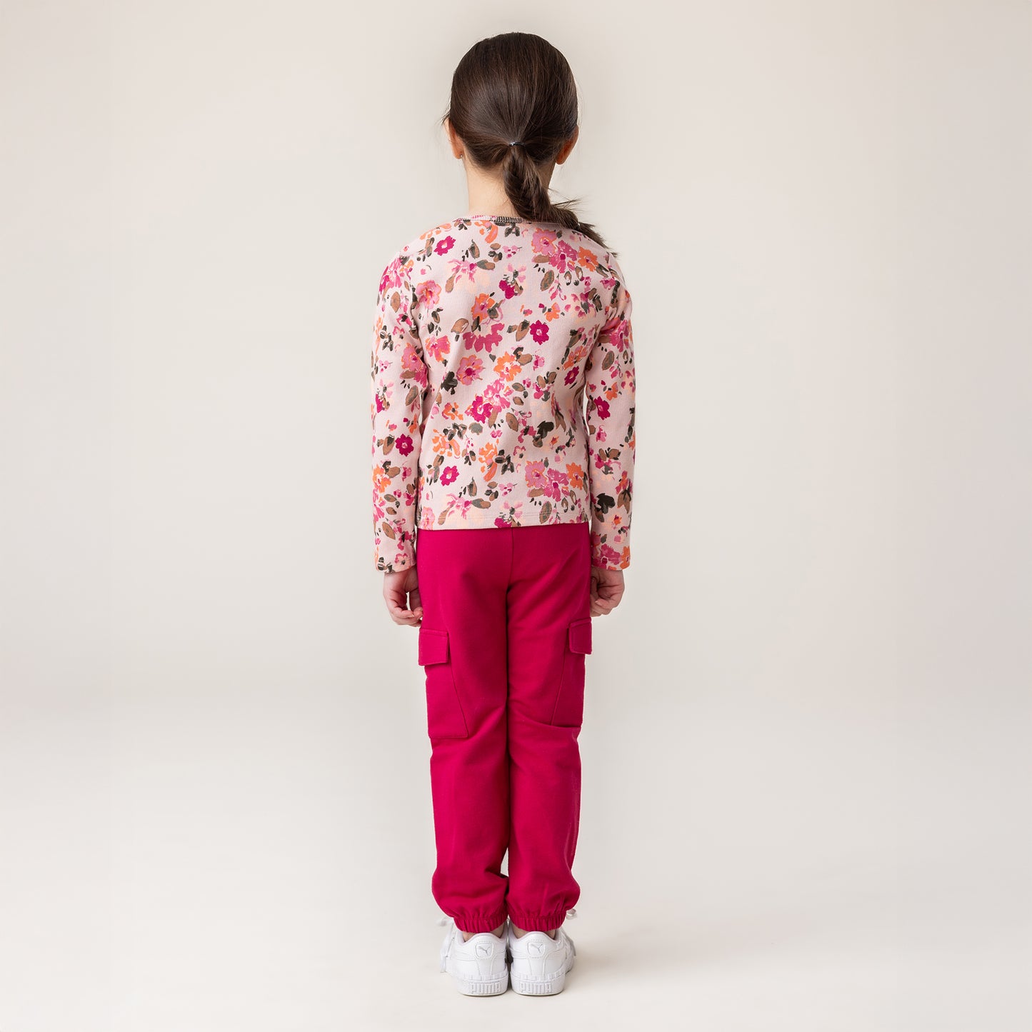 T-shirt à manches longues  Filles Rose Pâle