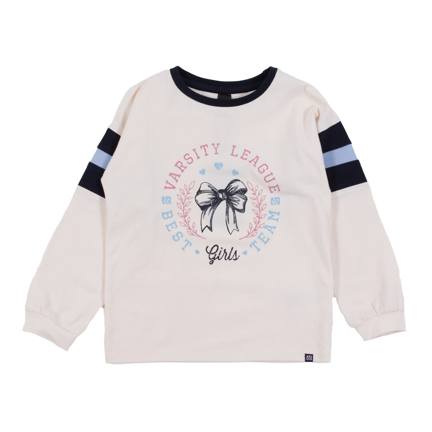 Girls' Ivory Long Sleeve T-Shirt