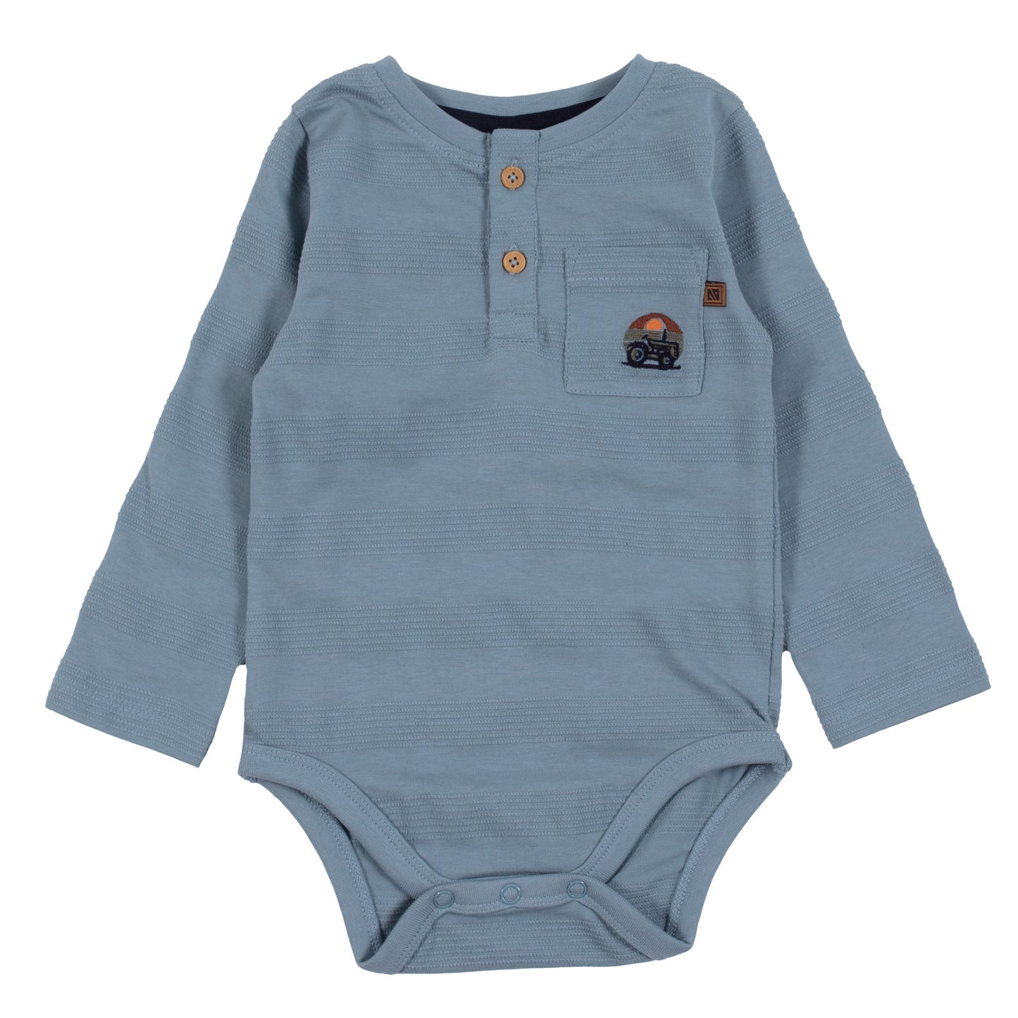 Baby Boy Two-Piece Bodysuit Set Pale Blue