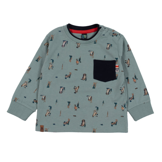 Green Baby Boy Long Sleeve T-shirt