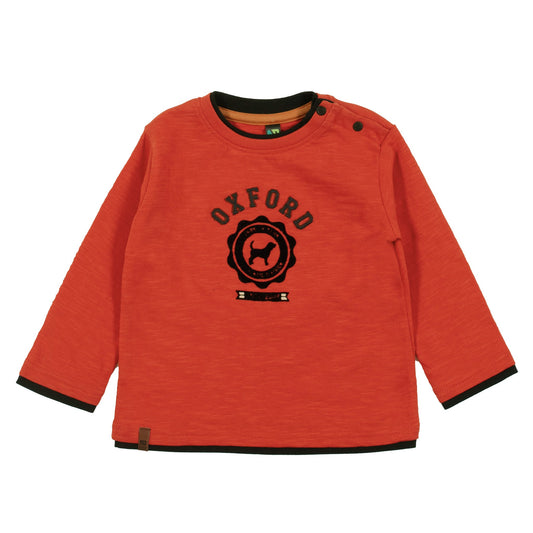 Red Baby Boy Long Sleeve T-shirt