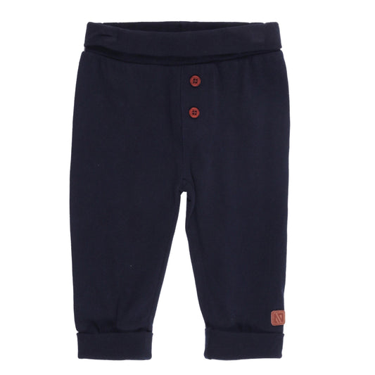 Baby Boy Navy Blue Adjustable Pants