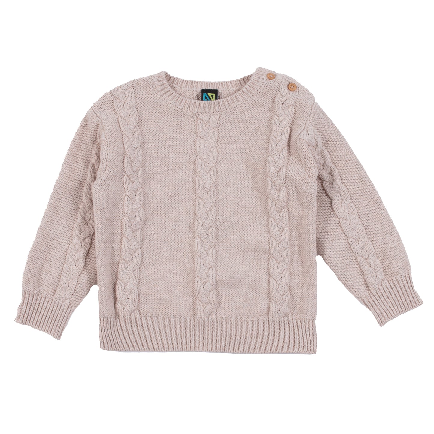Ensemble chandail en tricot deux-pièces  Bébé Garcon Beige