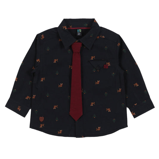 Chemise  Bébé Garcon Noir