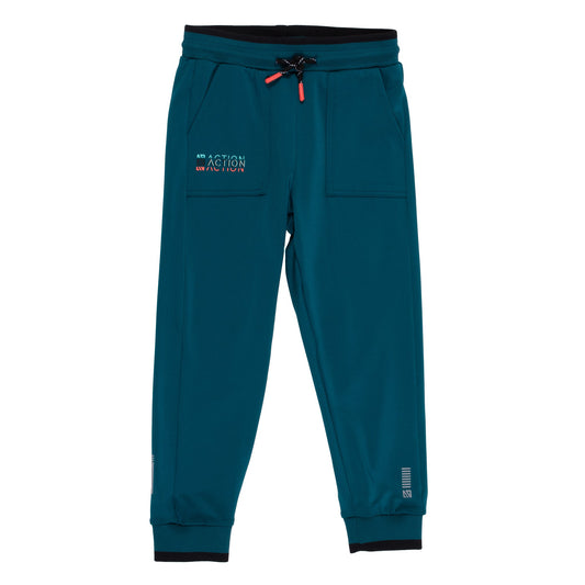 Boys Teal Athletic Pants