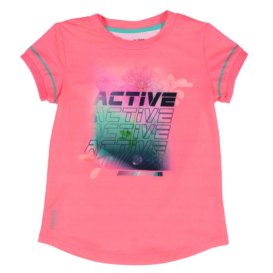 T-shirt athlétique  Filles Corail