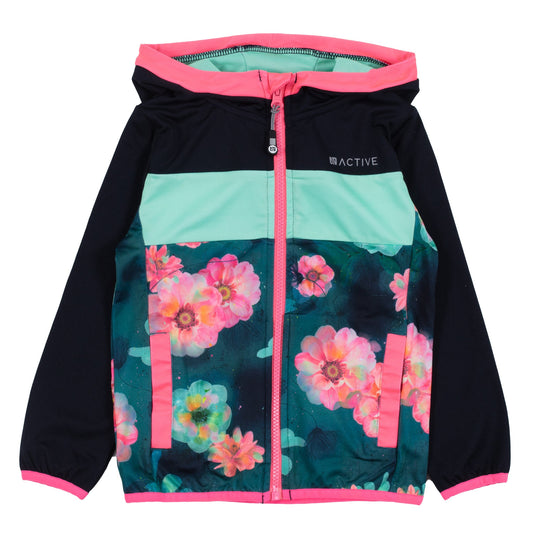 Veste à capuchon athlétique  Filles Marine
