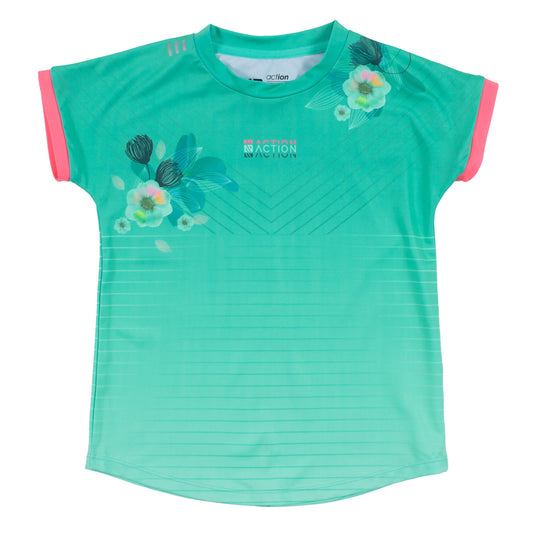 T-shirt athlétique  Filles Menthe