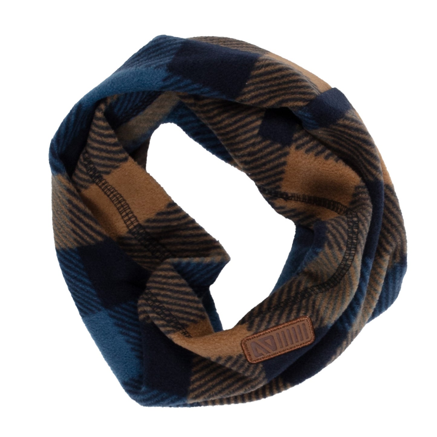 Baby Boy Navy Microfleece Neck Warmer