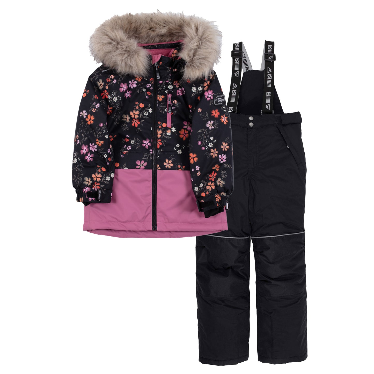 Habit de neige Maélie  Filles Noir