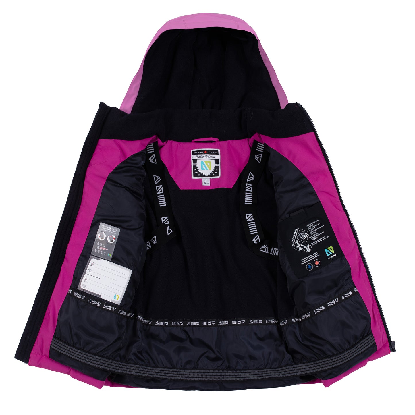 Esmee Girls Purple Snowsuit