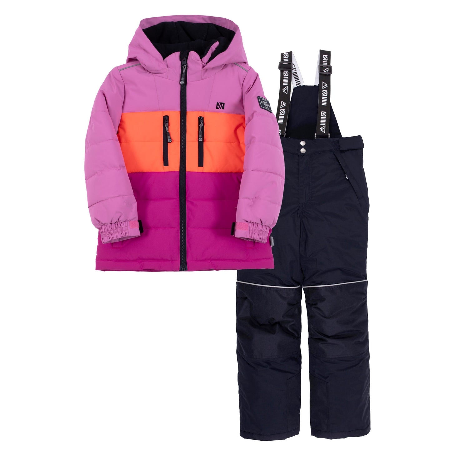 Esmee Girls Purple Snowsuit