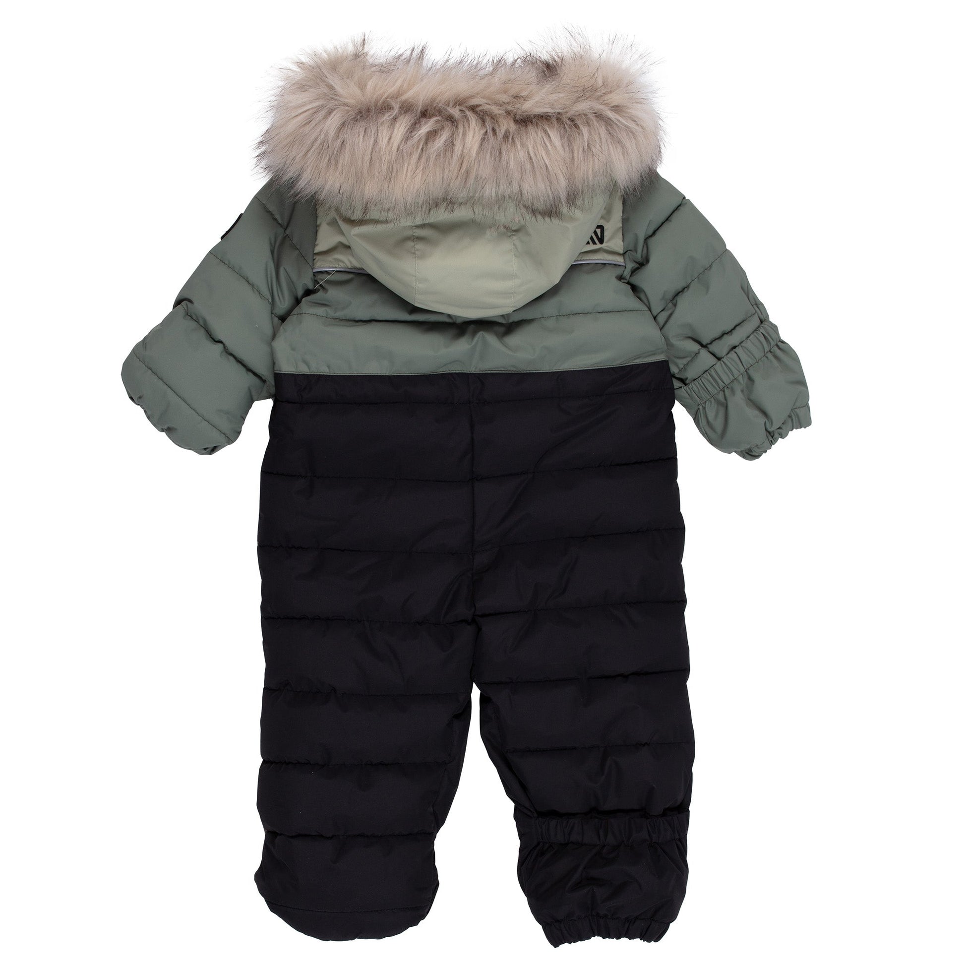 Samuel Baby Boy Green One-Piece Snowsuit – - Main Image