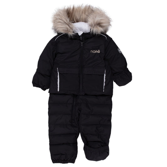 Habit de neige une-pièce bébé Ryane  Unisexe Noir
