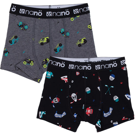 Boxers, paquet de 2  Garçons gris foncé chiné