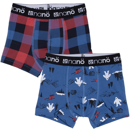 Boxers, paquet de 2  Garçons Bleu