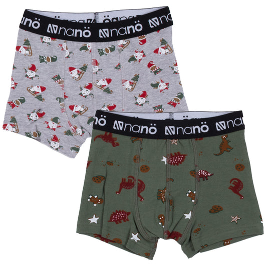 Boxers, paquet de 2  Garçons Noir