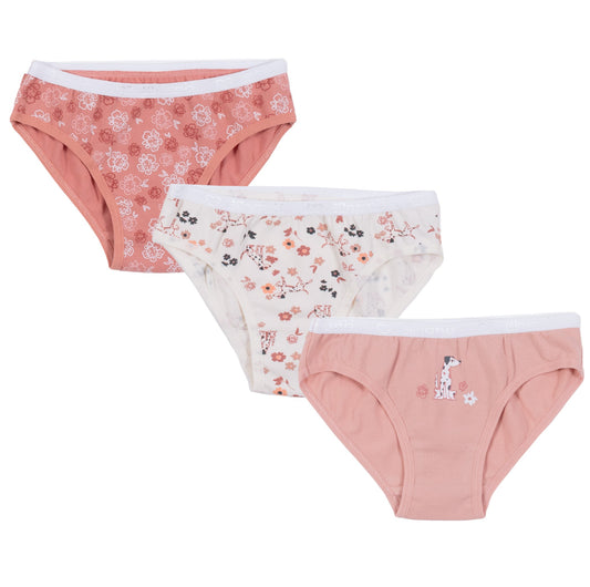 Culottes, paquet de 3  Filles Rose Pâle