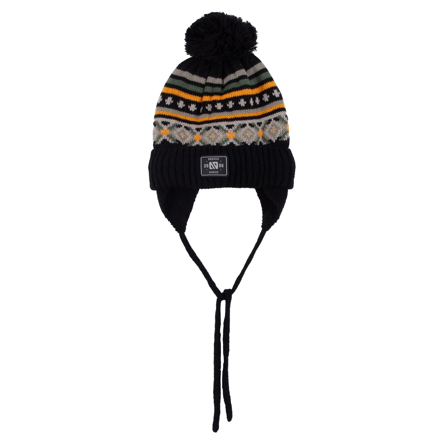 Tuque en tricot Malik  Garçons Noir