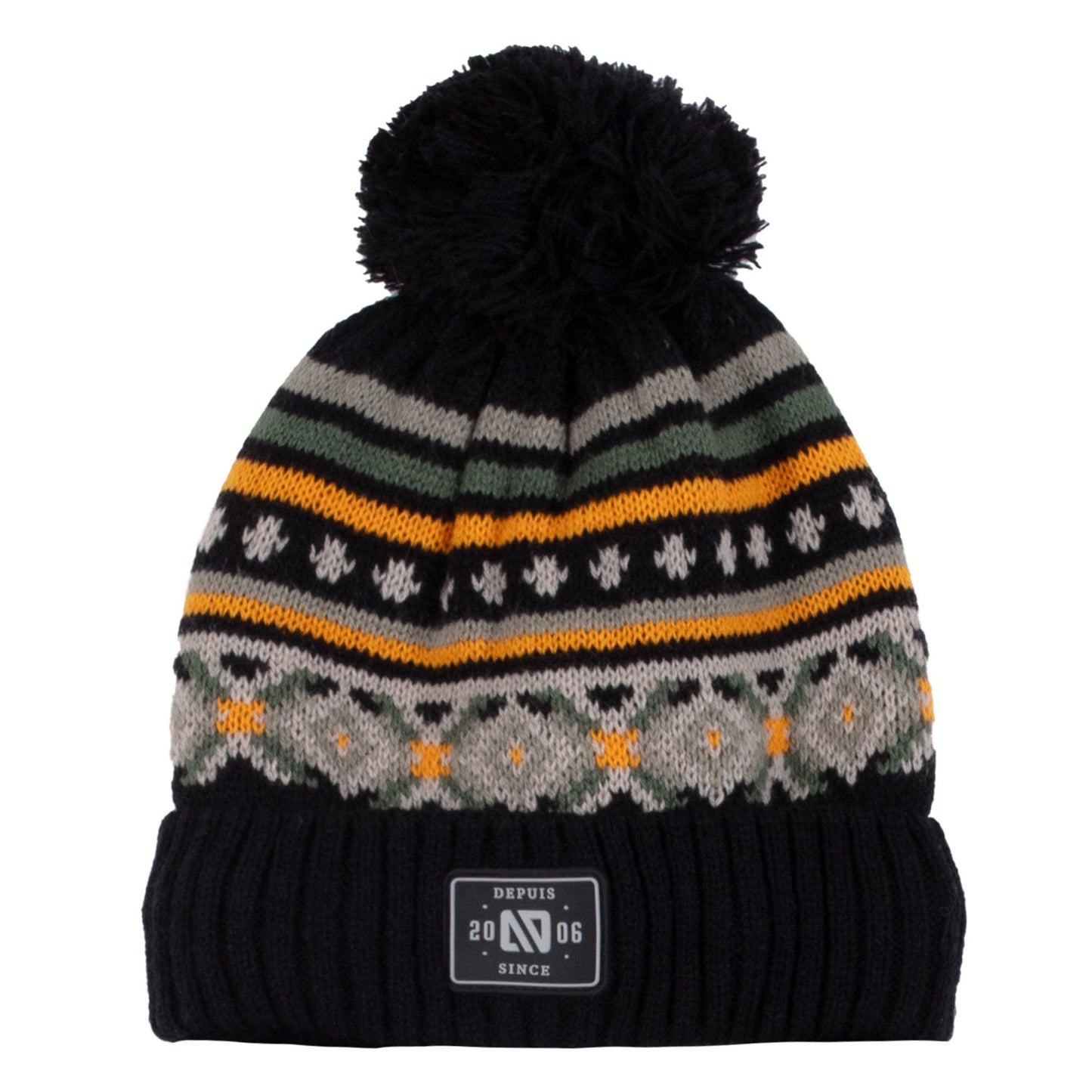 Tuque en tricot Malik  Garçons Noir