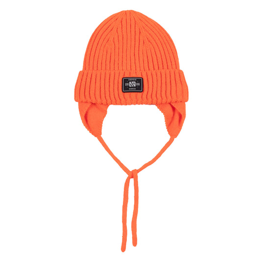 Tuque en tricot David  Garçons Orange