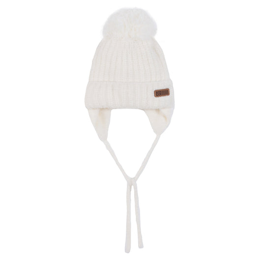 Tuque en tricot Elsa  Filles Ivoire