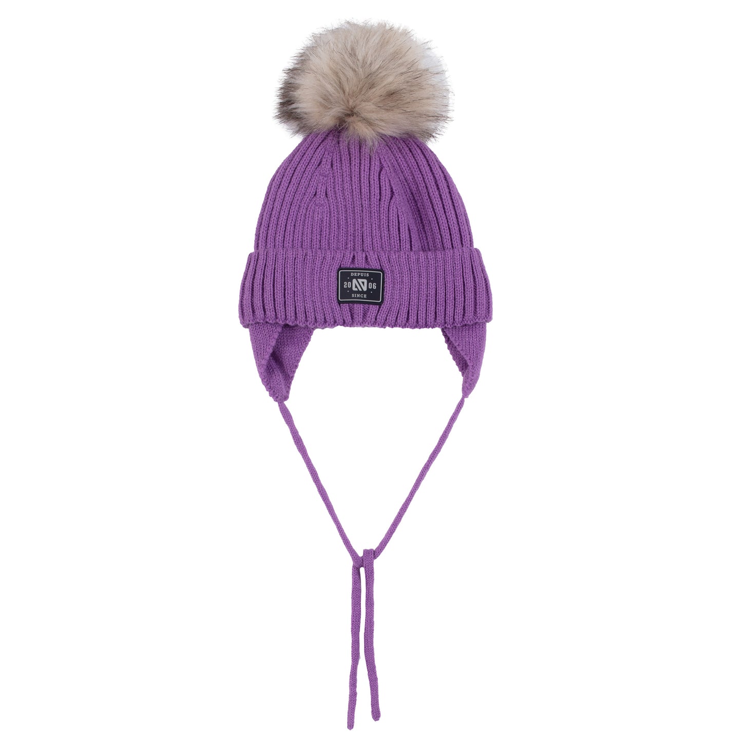 Alicia Girls Lilac Knit Hat