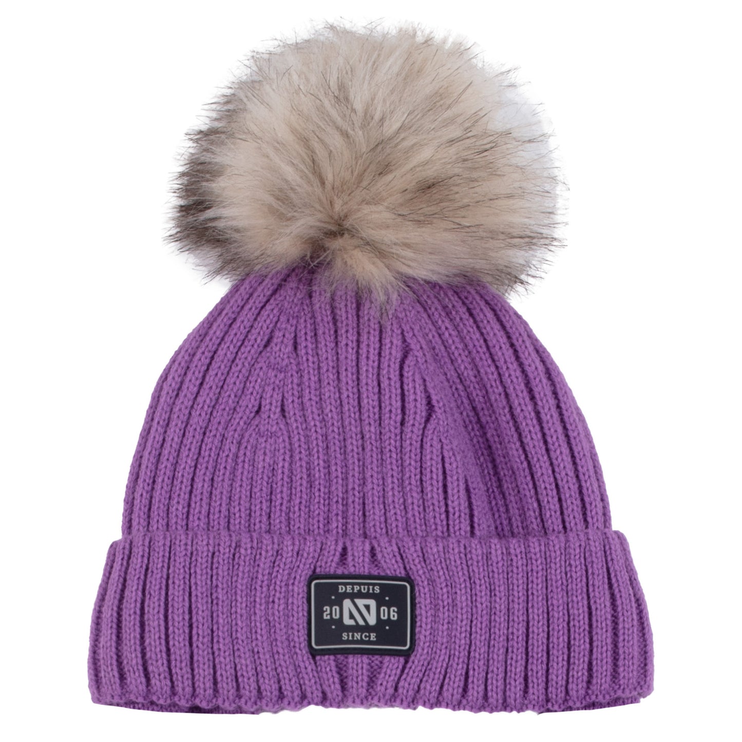 Alicia Girls Lilac Knit Hat