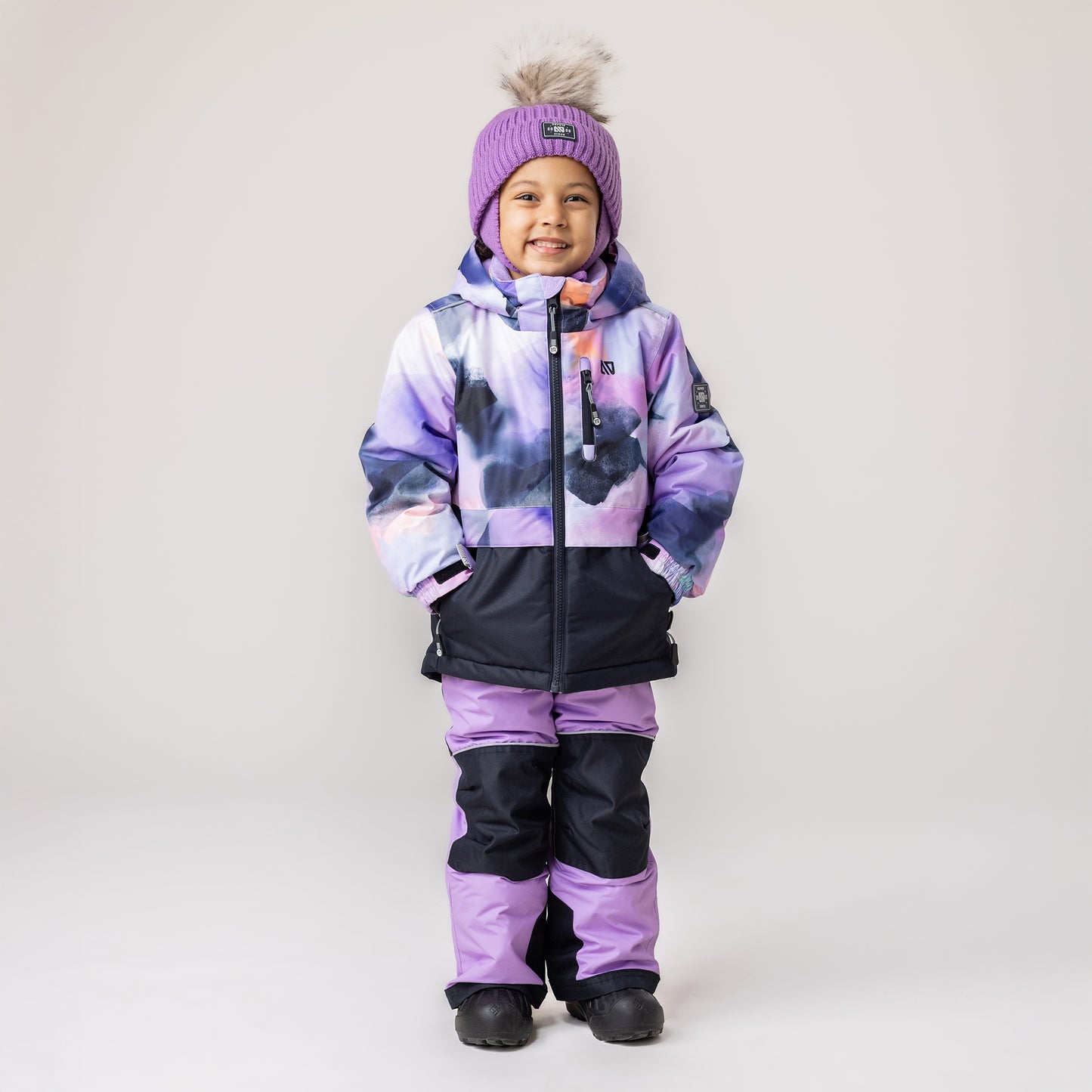 Alicia Girls Lilac Knit Hat